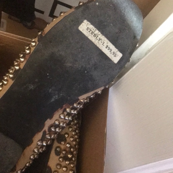 Studly Steve Madden leopard flats worn twice - Picture 2 of 2